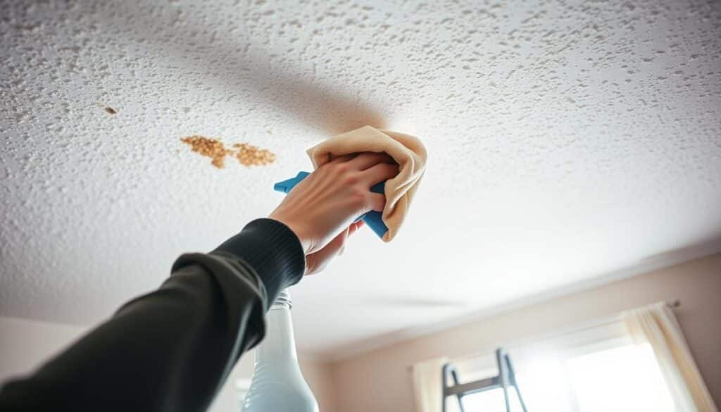 cleaning popcorn ceiling cleaning popcorn ceiling