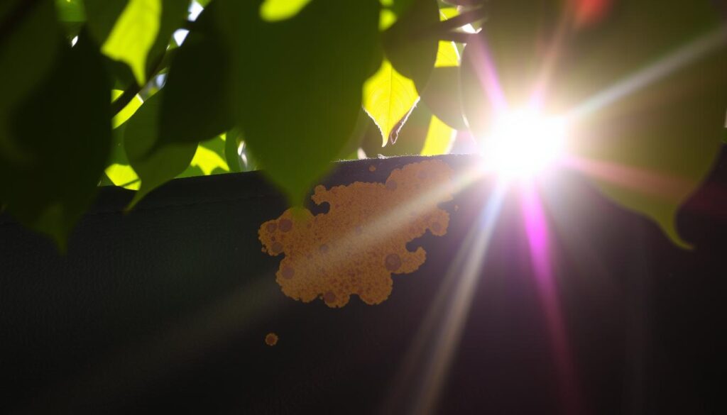 does sunlight kill mold on leather