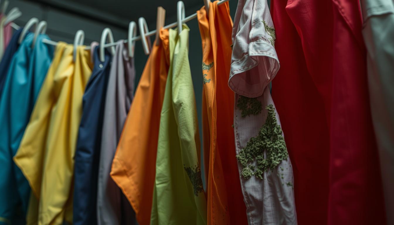 how to get the smell of mold out of clothes