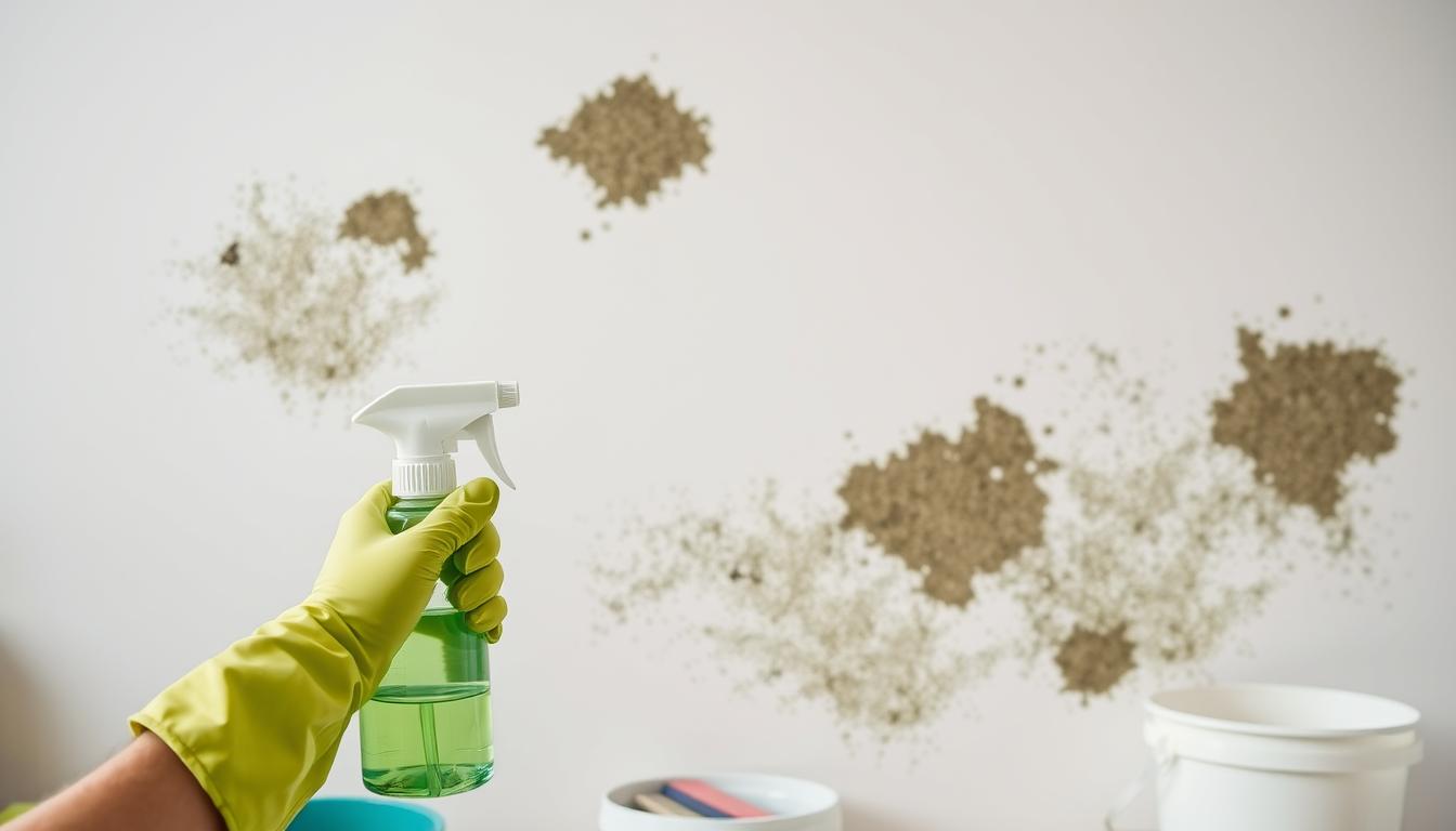 how to remove mould from a wall